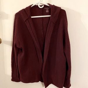 Aerie hooded cardigan